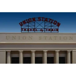 Miller Engineering 3882 N Union Station Animated Neon Billboard - Your Source for Gaming Essentials* Trains