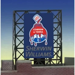 Miller Engineering 338935 N/Z Sherwin Williams Paints Rooftop Billboard Small - Your Source for Gaming Essentials* Trains