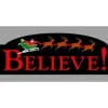 Miller Engineering 2014 O Christmas Believe Double-Sided Rotating Sign - Your Source for Gaming Essentials* Trains
