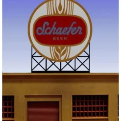 Miller Engineering 881301 O/HO Schaefer Beer Animated Neon Billboard Large - Your Source for Gaming Essentials* Trains