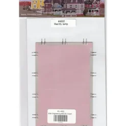 Miller Engineering 4602 O Scale Large Red EL 4x6 Lamp - Your Source for Gaming Essentials* Trains