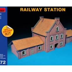 Miniart 72015 1:72 Railway Station - Your Source for Gaming Essentials* Trains