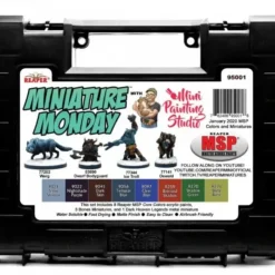 Tabletop Miniatures>Miniature Monday: January 2020 Set - 8 Paints and 4 Miniatures - Your Source for Gaming Essentials