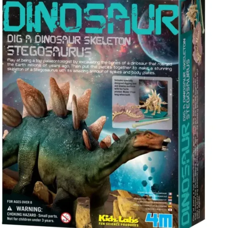 Toys>4M Kidzlabs Dig-A-Dinosaur Series I Stegosaurus #3545 - Your Source for Gaming Essentials