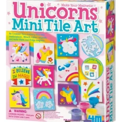 Toys>4M KidzLabs Unicorns Mini Tile Art Set - Your Source for Gaming Essentials
