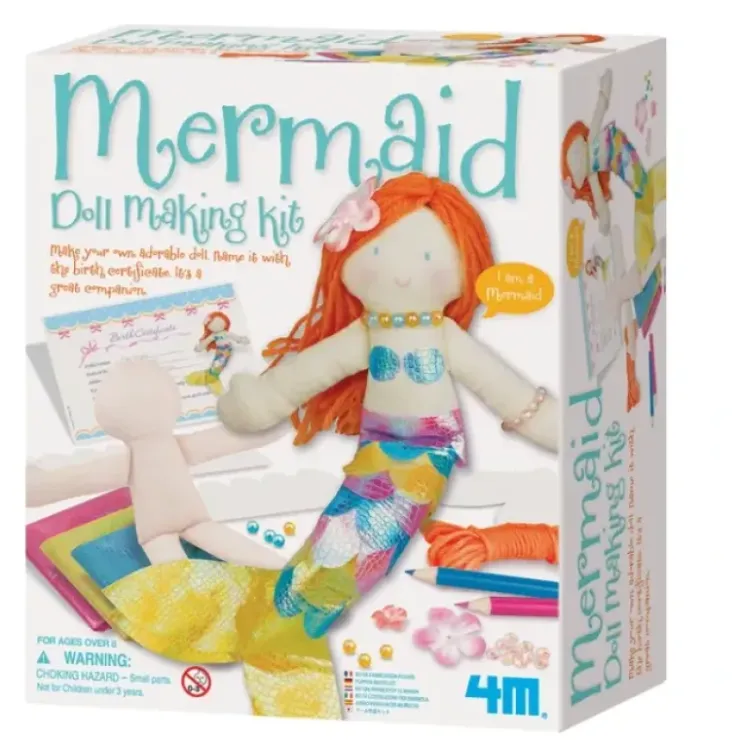 Toys>4M Mermaid Doll Making Arts and Crafts Kit - Your Source for Gaming Essentials