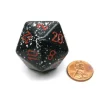Dice>34mm Large 20-Sided D20 Speckled Chessex Dice, 1 Die - Space - Your Source for Gaming Essentials