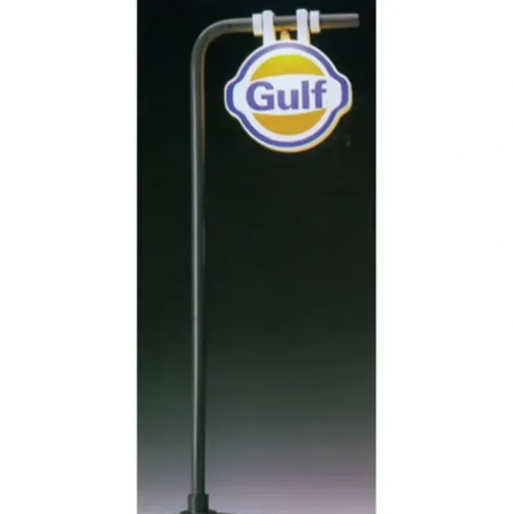 Model Power 983 Gulf Service Station Sign - Your Source for Gaming Essentials* Trains