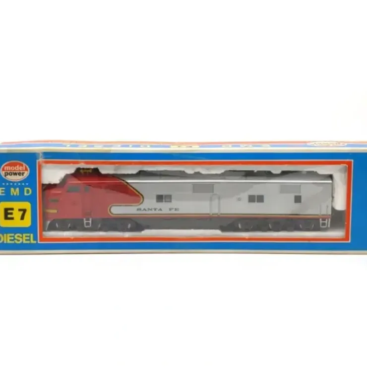 Model Power 910 HO Scale Atchison Topeka Santa Fe E7 Diesel Locomotive LN/Box - Your Source for Gaming Essentials* Trains
