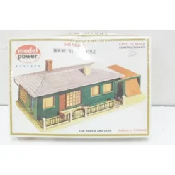 Model Power 425 HO Scale House with Garage Building Kit - Your Source for Gaming Essentials* Trains