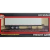 Model Power 98362 HO SF/Unlettered 50' Flatcar W/40' Trailer W/Knuckle Couplers - Your Source for Gaming Essentials* Trains