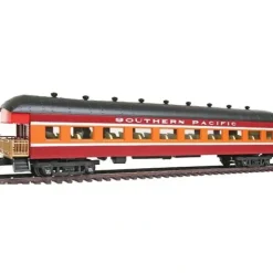 Model Power 99911 HO Southern Pacific 67' Harriman Observation Car w/Interior - Your Source for Gaming Essentials* Trains