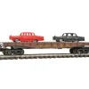 Model Power 84010 N AT&SF Flat Car w/ Autos - Your Source for Gaming Essentials* Trains