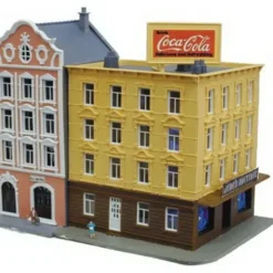 Model Power 2605 N Gift Shop & Boutique Built Up Lighted W/2Hand Painted Figures - Your Source for Gaming Essentials* Trains