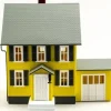 Model Power 6370 O Built-Up Lighted Benson's House Building with Figures - Your Source for Gaming Essentials* Trains