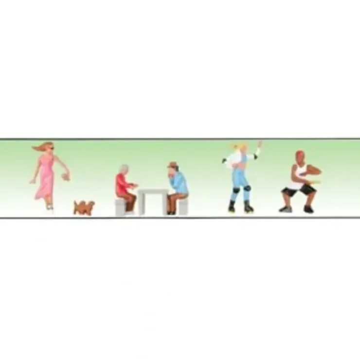 Model Power 6197 O People at the Park Figures (Set of 6) - Your Source for Gaming Essentials* Trains