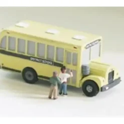 Model Tech Studios JN1095 N 1940's-50's Era Public School Bus Resin Kit - Your Source for Gaming Essentials* Trains