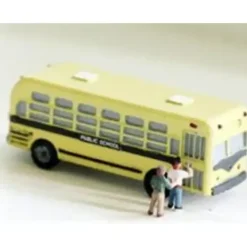 Model Tech Studios JN1096 N 1950's-60's School Bus Kit Style #2 - Your Source for Gaming Essentials* Trains