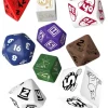 Dice>Moomin 9 Piece Polyhedral RPG Dice Set - Assorted Colors - Your Source for Gaming Essentials