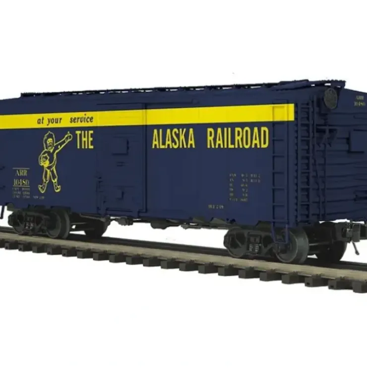 MTH 20-93627 Alaska 40' Boxcar #10480 - 3-Rail - Ready to Run - Premier - Your Source for Gaming Essentials* Trains