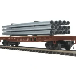 MTH 20-98840 CR FLAT CAR W/PIPE LOAD - Your Source for Gaming Essentials* Trains