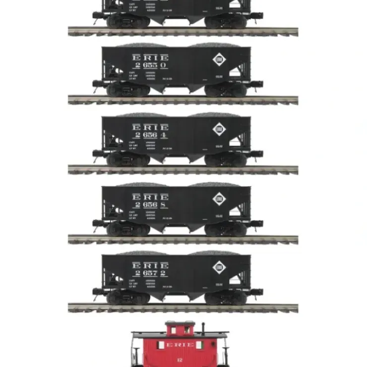 MTH 20-90671 Erie 5-Car 2-Bay Fish Belly Hopper - Your Source for Gaming Essentials* Trains