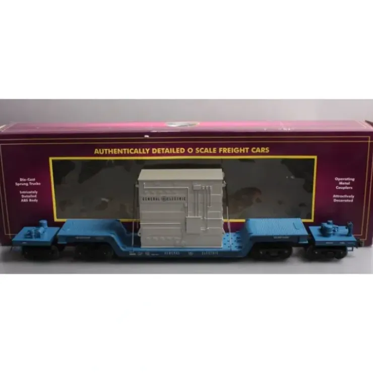 MTH 20-98990 General Electric 75' Depressed-Center Flatcar w/Transformer - Your Source for Gaming Essentials* Trains