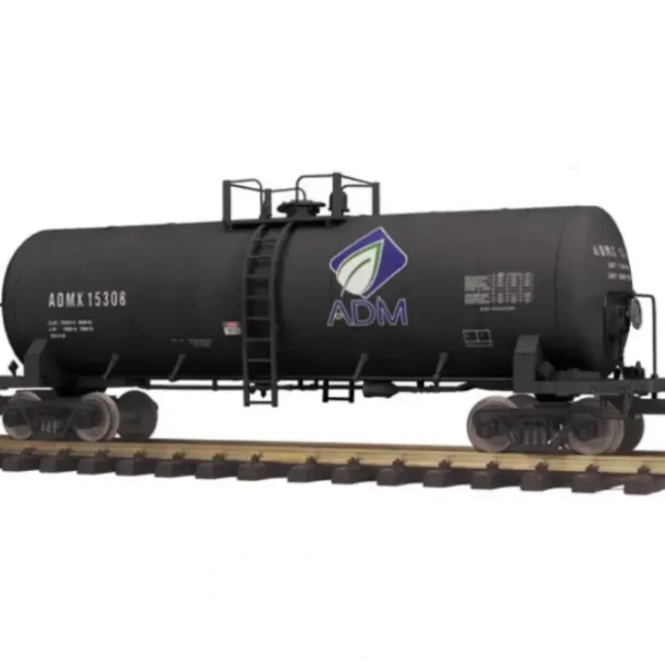 MTH 70-73037 G Scale ADM Unibody Tank Car #15308 (Metal Wheels) - Your Source for Gaming Essentials* Trains