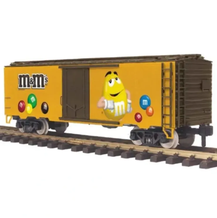 MTH 70-78029 G Scale M&Ms 40' Reefer Car - Your Source for Gaming Essentials* Trains