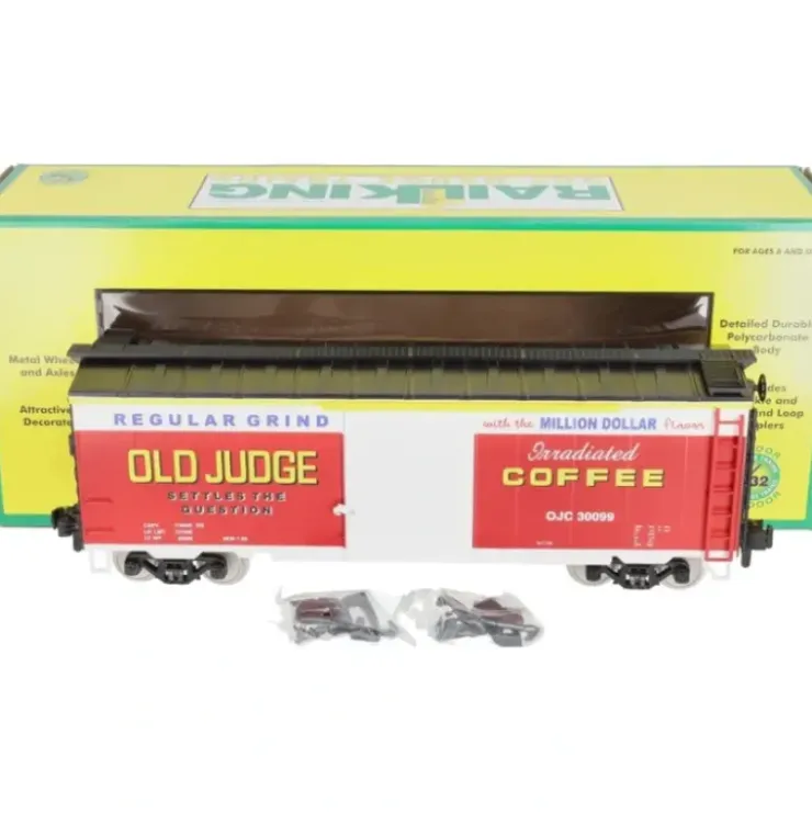 MTH 70-74008 G Scale Old Judge Coffee 40' Boxcar #30099 LN/Box - Your Source for Gaming Essentials* Trains
