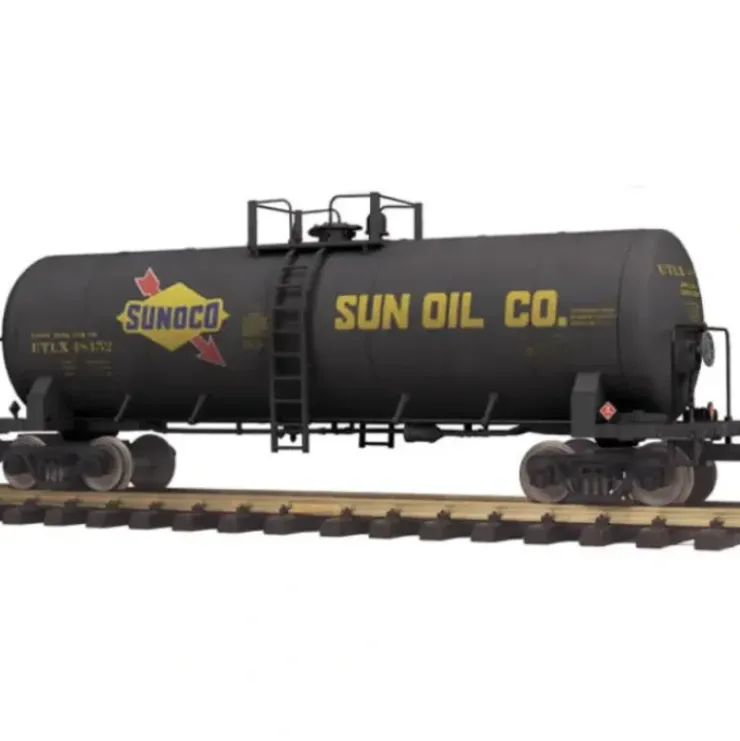 MTH 70-73045 G Scale Sunoco Unibody Tank Car #48452 (Metal Wheels) - Your Source for Gaming Essentials* Trains