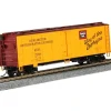 MTH 85-78027 HO Burlington 40'' Steel Sided Reefer Car #74208 - Your Source for Gaming Essentials* Trains