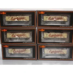 MTH 80-90023 HO Edelweiss Beer R40-2 Reefer Car Set (Set of 6) - Your Source for Gaming Essentials* Trains