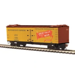 MTH 80-94015 HO Great Falls Beer R40-2 Reefer Car #63250 - Your Source for Gaming Essentials* Trains