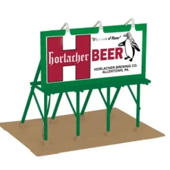 MTH 30-90479 Horlacher's Brewing Company Lighted Billboard - Your Source for Gaming Essentials* Trains