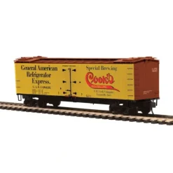 MTH 80-94046 HO R40-2 Wood Reefer, Cooks Goldblume Beer #68435 - Your Source for Gaming Essentials* Trains