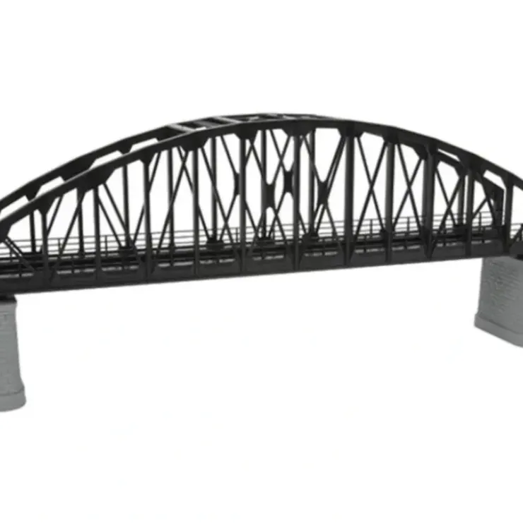 MTH 80-1040 HO Scale 18" Black Arch Bridge Kit - Your Source for Gaming Essentials* Trains