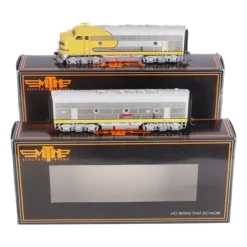 MTH 80-2114-1 HO Scale Santa Fe F7 A/B Diesel Locomotive Set w/PS3 - Your Source for Gaming Essentials* Trains