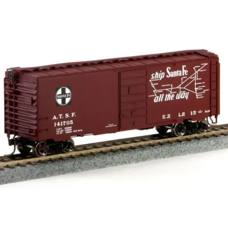 MTH 85-74079 HO Scale Santa Fe 40' PS-1 Box #141708 - Your Source for Gaming Essentials* Trains