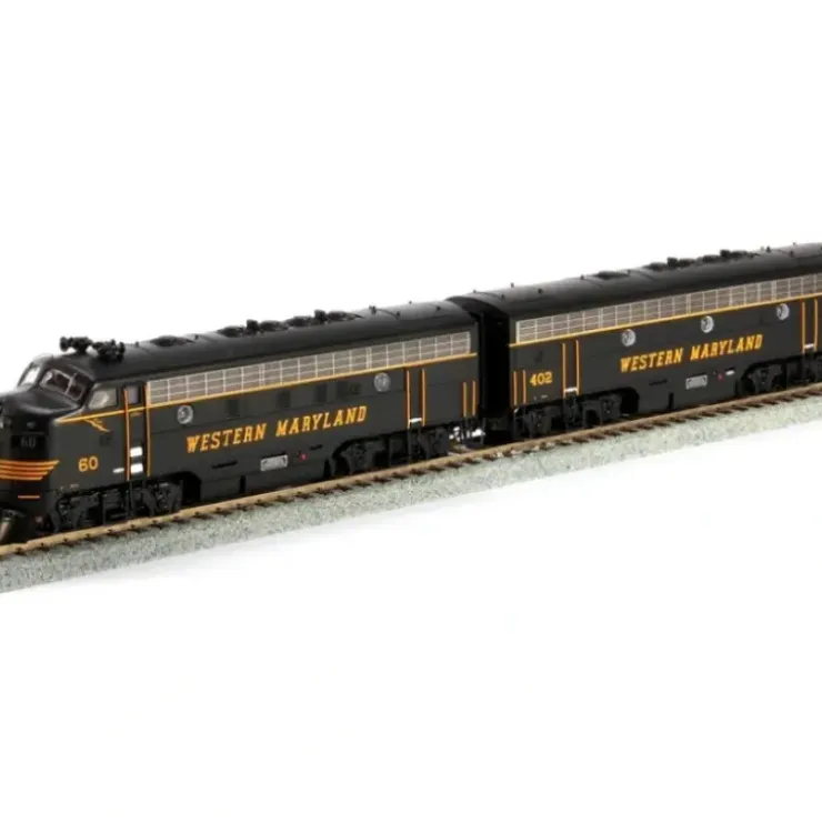 MTH 80-2111-0 HO Western Maryland F7 A/B Diesel Locomotive DCC Ready #60/#402 - Your Source for Gaming Essentials* Trains