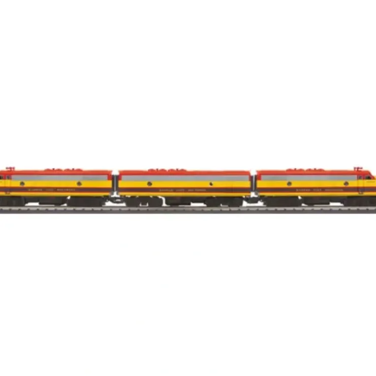 MTH 30-20036-1 Kansas City Southern F-3 ABA O Gauge Diesel Train Set w/PS2 - Your Source for Gaming Essentials* Trains