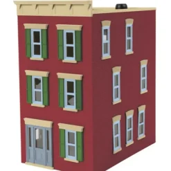 MTH 30-90375 Main Street Brick 3-Story Town House #2 - Your Source for Gaming Essentials* Trains