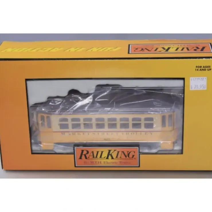 MTH 30-5141 Market Street Trolley Bump-n-Go Trolley Electric Locomotive #619 - Your Source for Gaming Essentials* Trains