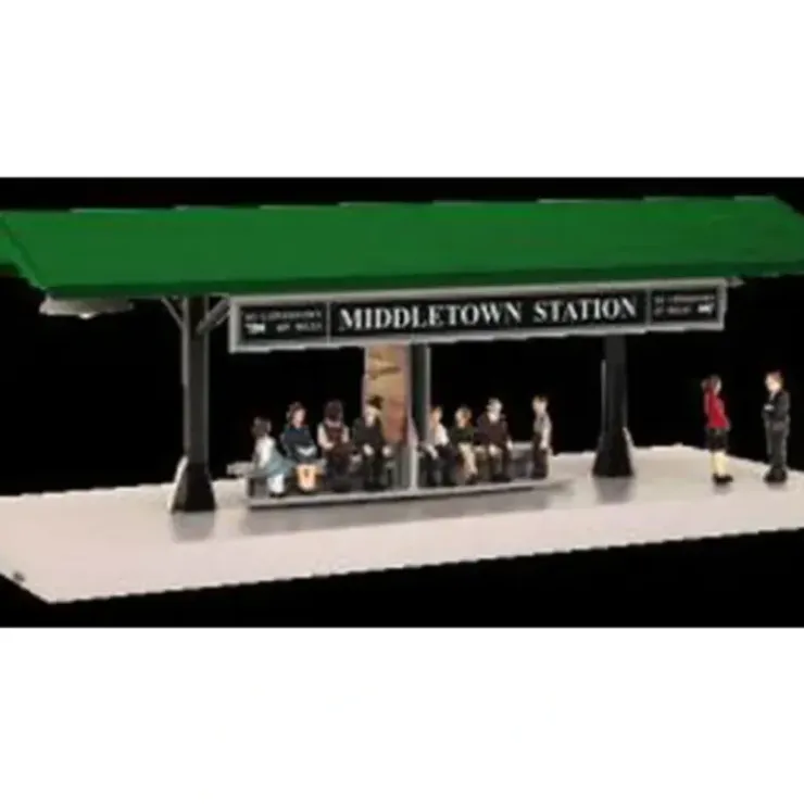 MTH 30-9174 "Middletown" Operating Station Platform - Your Source for Gaming Essentials* Trains