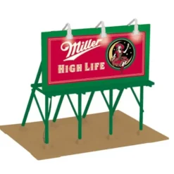 MTH 30-90496 Miller High Life Lighted Billboard - Your Source for Gaming Essentials* Trains