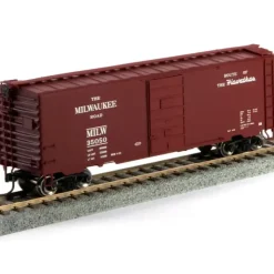 MTH 85-74053 Milwaukee Road HO Scale 40' PS-1 Boxcar #35068 - Your Source for Gaming Essentials* Trains