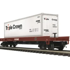 MTH 20-98983 Norfolk Southern Flat Car w/40' Container #11240 - Your Source for Gaming Essentials* Trains