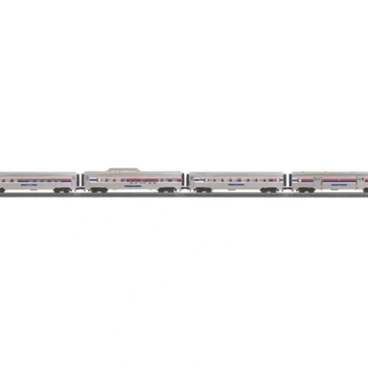 MTH 30-67793 O Amtrak RailKing 60' Streamlined Passenger Car Set (Set of 4) - Your Source for Gaming Essentials* Trains