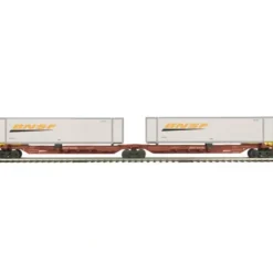 MTH 20-95103 O BNSF Spine Car Set with 2 48' Containers (Set of 2) - Your Source for Gaming Essentials* Trains