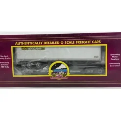 MTH 20-95119 O British Columbia Railway Flatcar w/ 40' Trailer #7185 - Your Source for Gaming Essentials